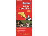 bokomslag Belgien Luxemburg 2018 Michelin 716 Karta