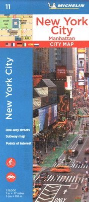 bokomslag New York: Manhattan - Michelin City Plan 10: City Plans