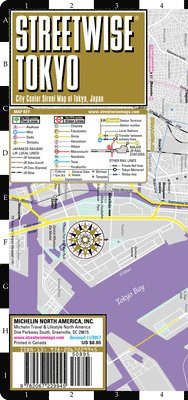 bokomslag Streetwise Tokyo Map - Laminated City Center Street Map of Tokyo, Japan