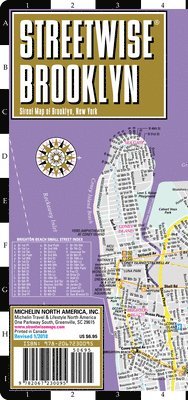 bokomslag Streetwise Brooklyn Map - Laminated City Center Street Map of Brooklyn, New York