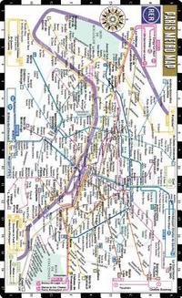 bokomslag Streetwise Paris Metro Map - Laminated Metro Map of Paris, France