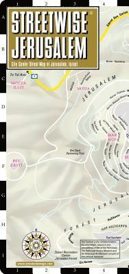 bokomslag Streetwise Jerusalem Map - Laminated City Center Street Map of Jerusalem, Israel