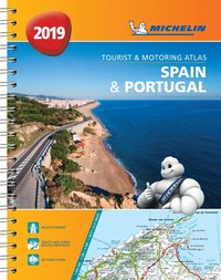 bokomslag Spain & portugal 2019 - tourist and motoring atlas (a4-spirale) - tourist &