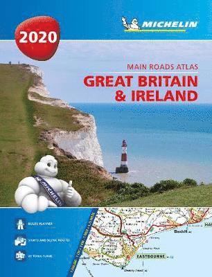 Great britain & ireland 2020 - mains roads atlas (a4-spiral) - tourist & mo
