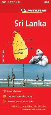 bokomslag Sri Lanka National Map 803