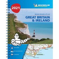 bokomslag Great Britain & Ireland 2021 - Mains Roads Atlas (A4-Spiral) - Tourist & Mo