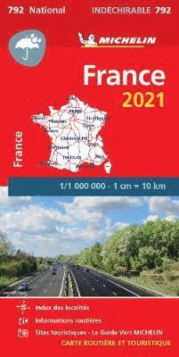 bokomslag France 2021 - High Resistance National Map 792