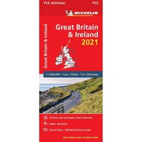 bokomslag Storbritannien Irland 2021 Michelin 713 Karta