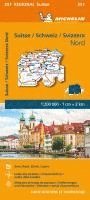 bokomslag Suisse Nord - Michelin Regional Map 551