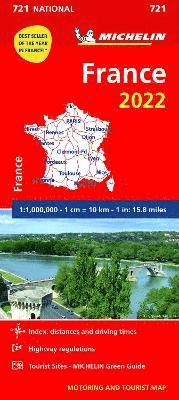 bokomslag France 2022 - Michelin National Map 721