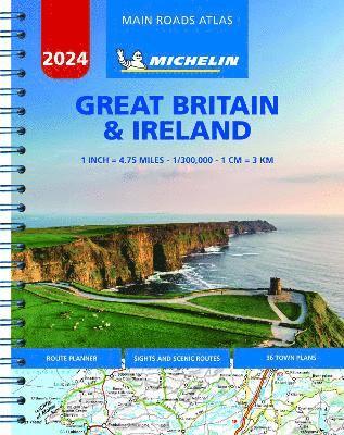 Michelin: Great Britain & Ireland 2024 - Mains Roads Atlas (