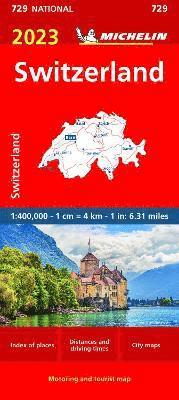 bokomslag Schweiz 1:400.000 Michelin 729