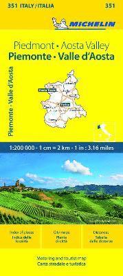 bokomslag Piemonte & VA - Michelin Local Map 351