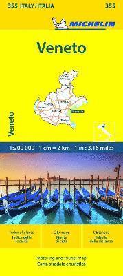 bokomslag Veneto - Michelin Local Map 355
