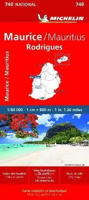 Maurice (Mauritius) - Michelin National Map 740