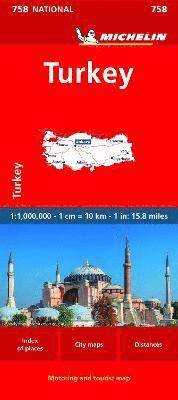 bokomslag Turkey - Michelin National Map 758
