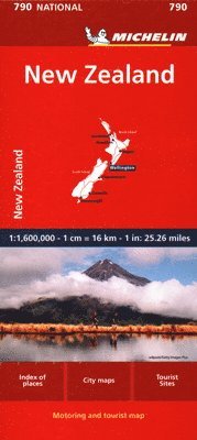 bokomslag New Zealand - Michelin National Map 790
