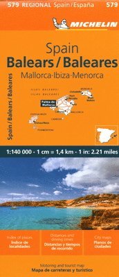bokomslag Balears - Michelin Regional Map 579