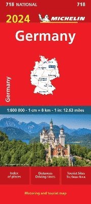 bokomslag Germany 2024 - Michelin National Map 718
