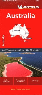 Michelin, Michelin - Australia - Michelin National Map 785, Övrigt
