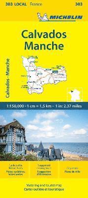 Michelin - Calvados Manche - Michelin Local Map 303, Övrigt