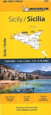 bokomslag Sicily - Michelin Local Map 365