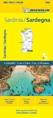 Michelin - Sardinia - Michelin Local Map 366, Övrigt
