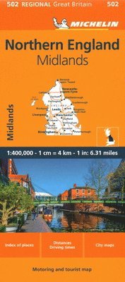 Michelin - Northern England - Michelin Regional Map 502, Övrigt
