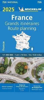 Michelin - France Route Planning 2025 - Michelin National Map 726, Övrigt