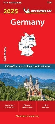 bokomslag Germany 2025 - Michelin National Map 718