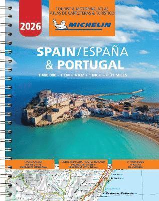 Spain & Portugal 2026 - Tourist and Motoring Atlas (A4-Spiral)