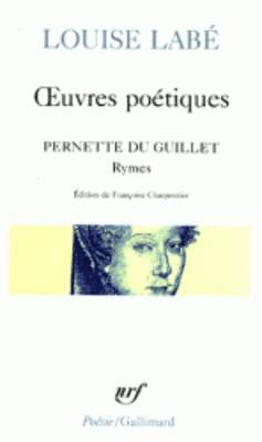 Louise Labe - Oeuvres poetiques, Häftad