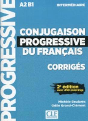 bokomslag Conjugaison progressive du francais - Niveau intermediaire (A2/B1) - Corriges