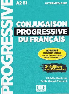 bokomslag Conjugaison Progressive du franais  Niveau intermdiaire  Version sans CD