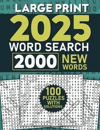 bokomslag 2025 Word Search for Adults Large Print, 2000 Words