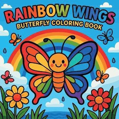 bokomslag Rainbow Wings - Butterfly Coloring Book