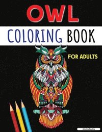 bokomslag An Adult Coloring Book with Cute Owls