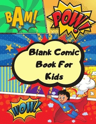 bokomslag Blank comic book for kids