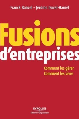 bokomslag Fusions d'entreprises