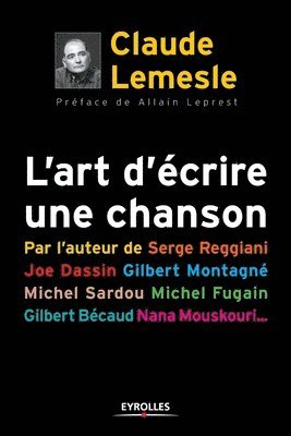 Claude Lemesle - L'art d'ecrire une chanson, Häftad