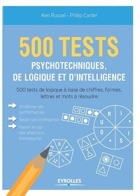 bokomslag 500 test psychotechniques, de logique et d'intelligence