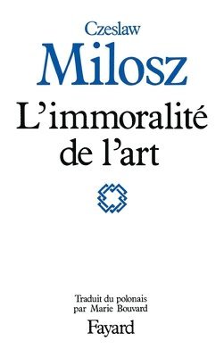 L'Immoralité de l'art 1