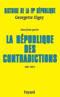 bokomslag Histoire de la IVe République