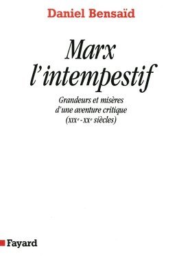 Marx l'intempestif 1