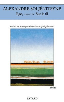 bokomslag Ego, suivi de Sur le fil