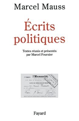 Marcel Mauss - Ecrits politiques, Häftad