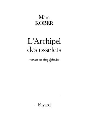 L'Archipel des osselets 1