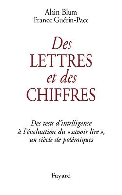 Alain Blum, France Guérin-Pace - Des lettres et des chiffres, Häftad