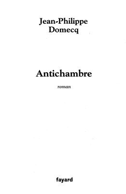 bokomslag Antichambre