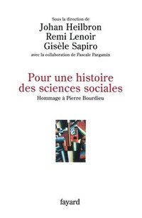 bokomslag Pour une histoire des sciences sociales